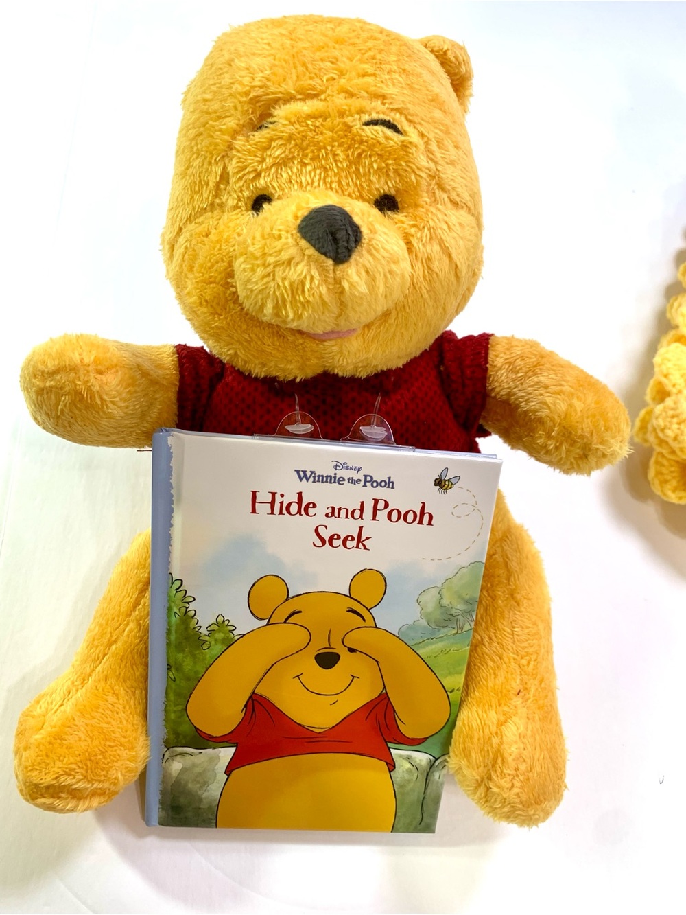 Disney Winnie the Pooh and Bees Crocheted Baby Blanket & Plush Set - Picture 9 of 11